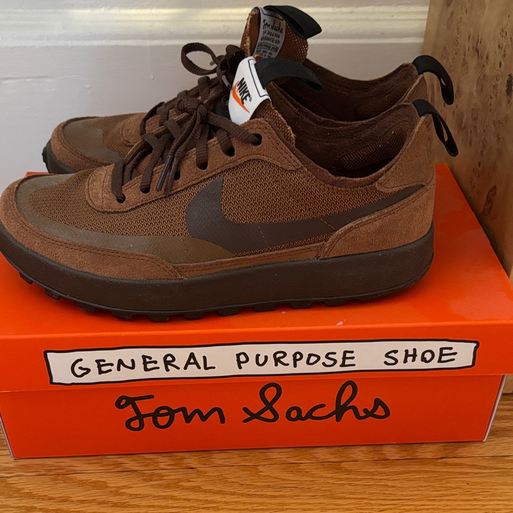 Nike Tom Sachs General Purpose Brown Sneakers/Shoe, 8.5